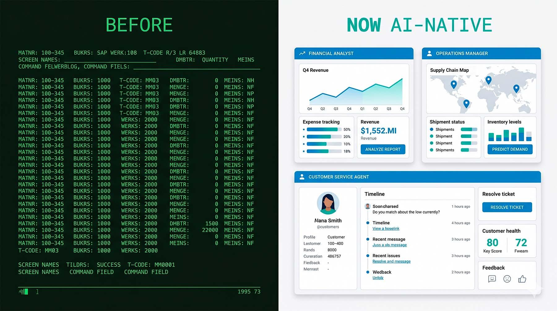 AI-Native Apps Before and Now