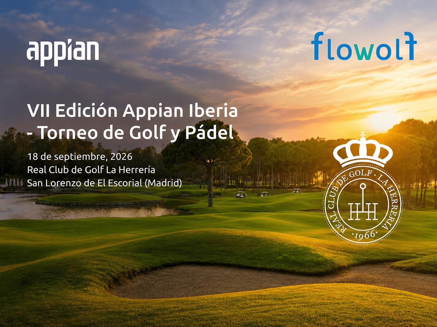 floWolf at the VII Appian Iberia Tournament · Golf & Padel