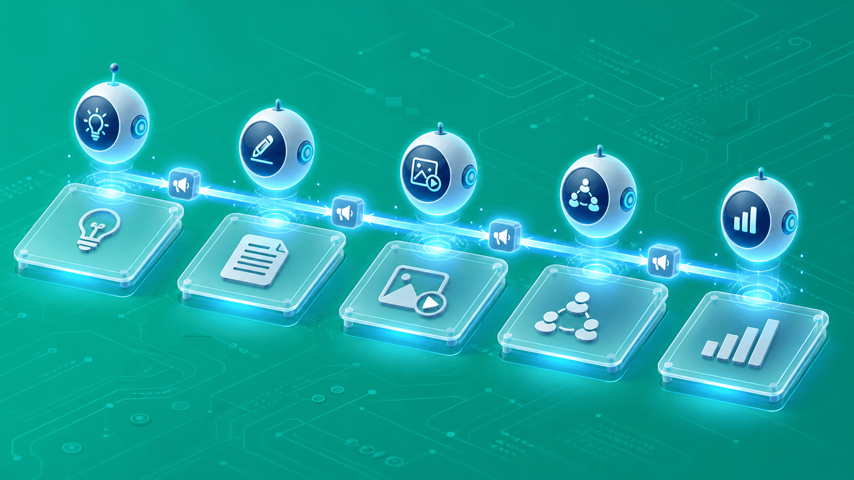 crm.care by floWolf: seis agentes de IA trabajando en paralelo en tu campaña